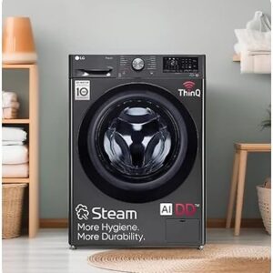 LG 7 Kg 5 Star Inverter Touch panel Fully-Automatic Front Load Washing Machine with In-Built Heater