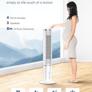 HIFRESH Air Cooler for Home, 107CM Tower Coole
