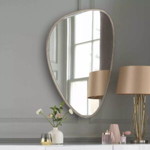 Alfa Design Wood Frame Wall Octagonal Mirror