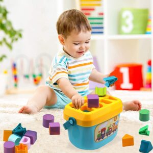 Dwellinger Baby Plastic First Block Shapes and Sorter