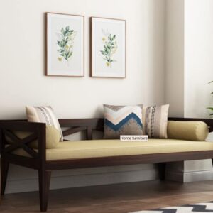 Home furniture Wooden Couch Diwan Sofa Settee For Living Room And Office