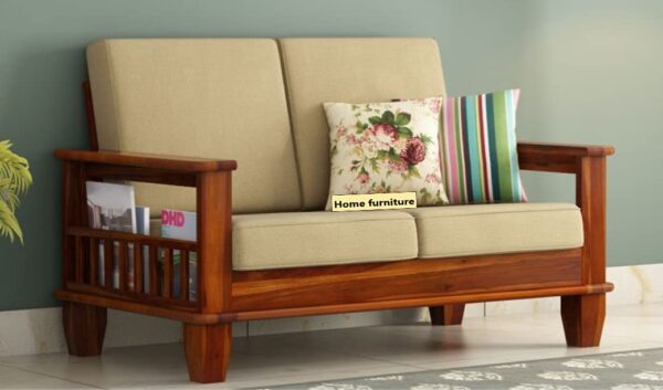 Home furniture Wooden Sofa Set for Living Room and Office 2 Two Seater Sofa