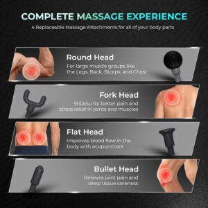 beatXP Bolt Deep Tissue Massage Gun