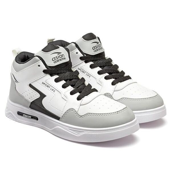 ASIAN Men's White Casual Sneaker