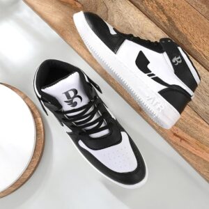 Birde Premium High Top Comfortable Synthetic Leather Casual Sneakers Shoes
