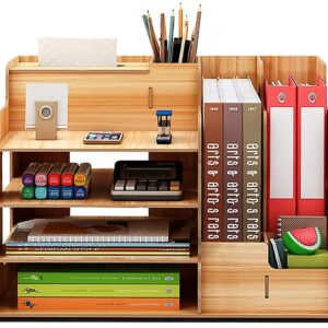 CRISELL Wooden Office Desk Organiser