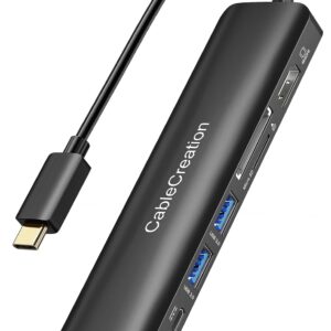 CableCreation USB-C 7-in-1 Multiport Adapter Type C Dongle to HDMI