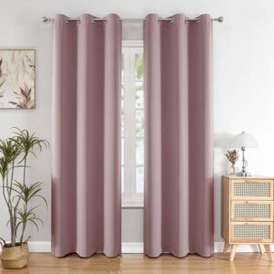 HOMEMONDE Thermal Insulated 75% Room Darkening Blackout Curtains