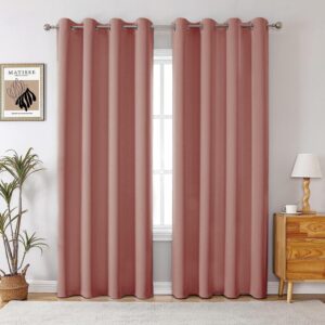 Homestan Room Darkening Thermal Insulated Polyester Blackout Curtain