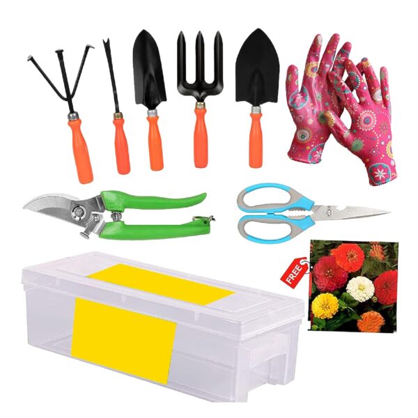 Kraft Seeds by 10CLUB Gardening Tools Kit - 10 Pcs