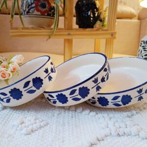 Niyara Stoneware Handmade Ceramic Stylish Premium Serving Bowls