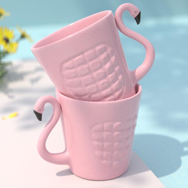 The Earth Store Pink Flamingo Coffee Mug