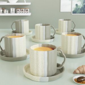 The Earth Store Tritone Grey Frontier Tea Cup