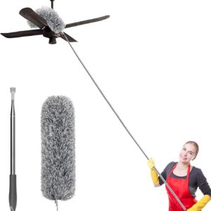 2024 Upgraded Long handle Microfiber Feather ceiling Duster
